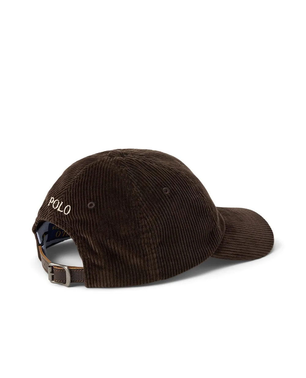 Бейсболка вельветовая Polo Ralph Lauren 710880778012, коричневый цвет • Купить в интернет-магазине Kameron