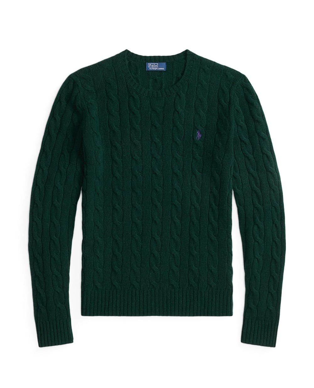 Свитер из шерсти и кашемира Polo Ralph Lauren 211971865009, зеленый цвет • Купить в интернет-магазине Kameron