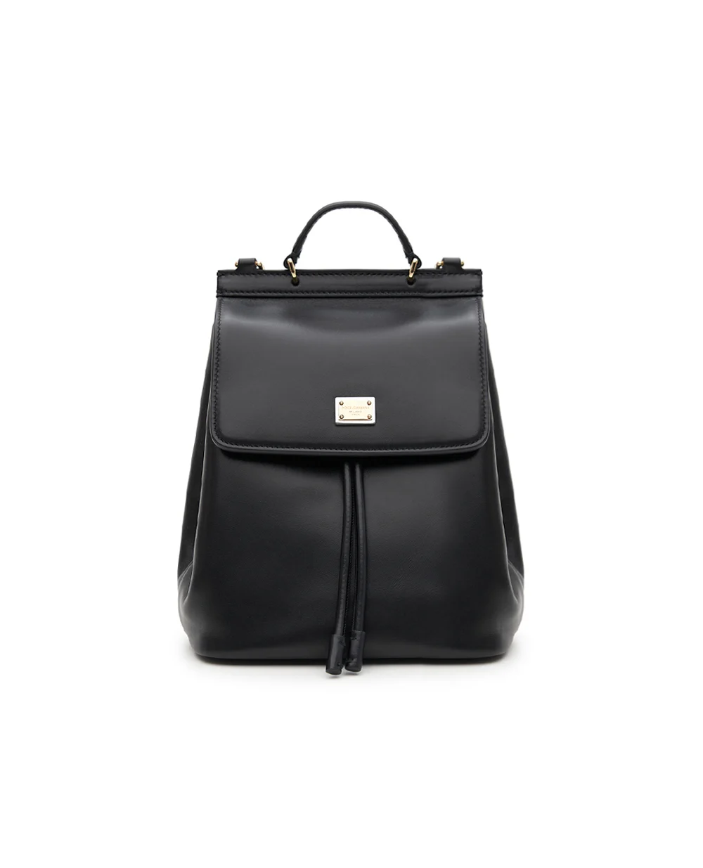 Детский кожаный рюкзак Dolce&Gabbana EB0264-A1065, черный цвет • Купить в интернет-магазине Kameron