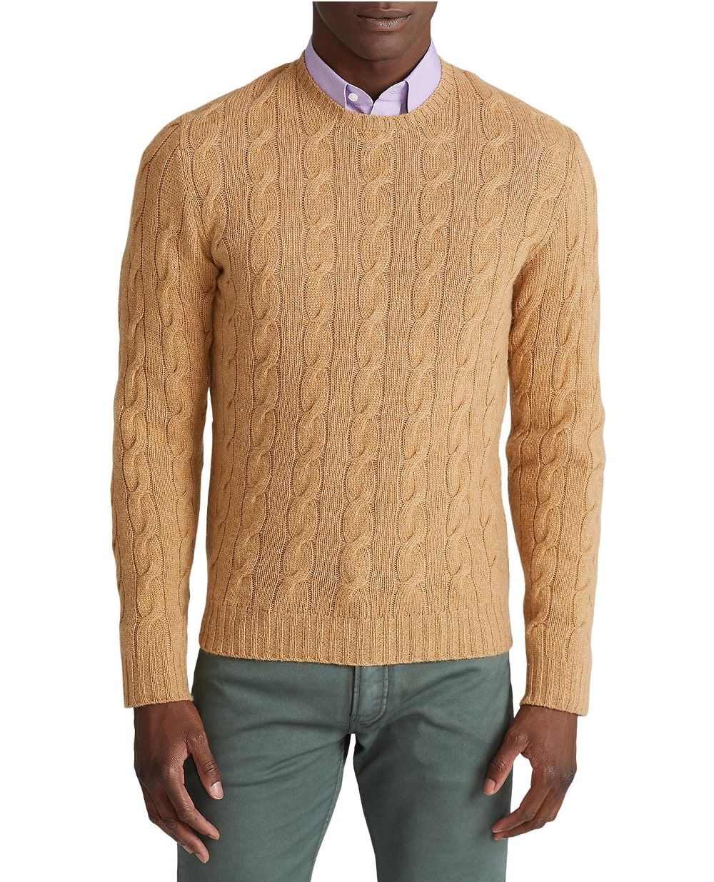 Свитер из кашемира Ralph Lauren Purple Label 790965739007, бежевый цвет • Купить в интернет-магазине Kameron