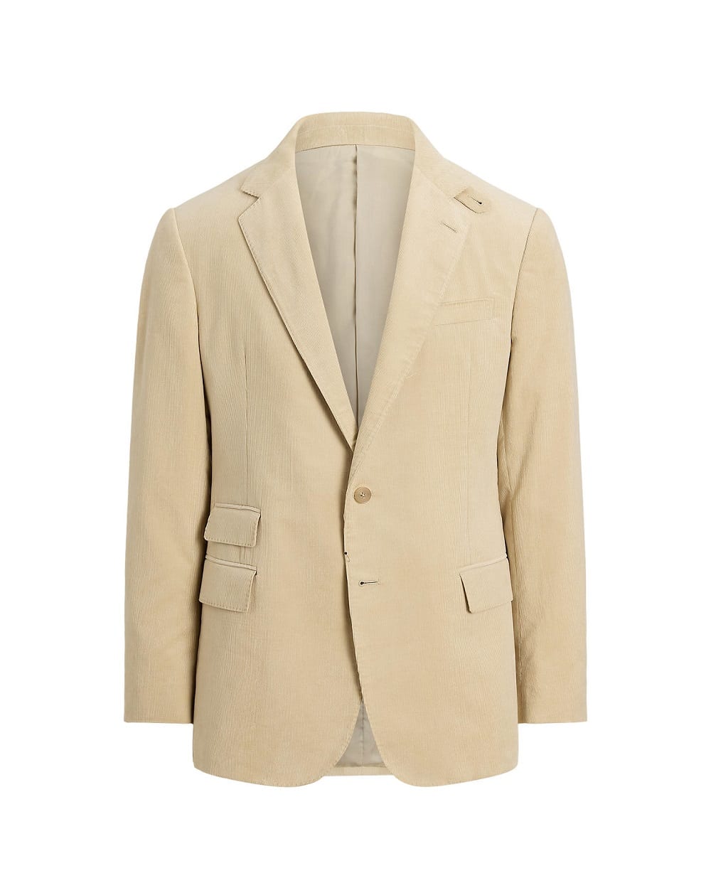 Пиджак из вельвета ручной работы от Kent Ralph Lauren Purple Label 798P06919001, бежевый цвет • Купить в интернет-магазине Kameron