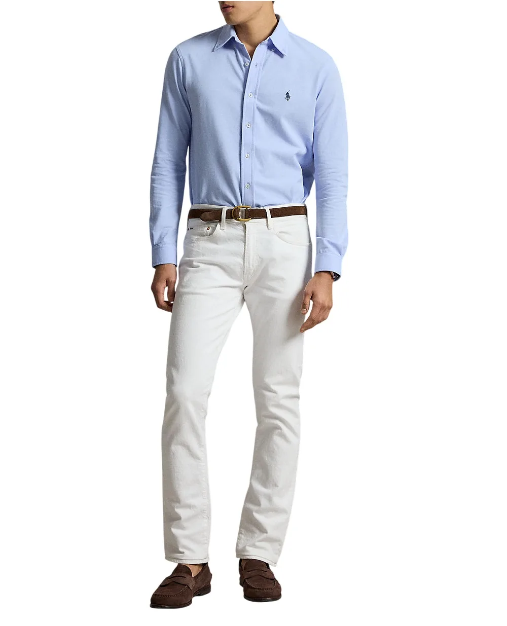 Сорочка Polo Ralph Lauren 710654408505, блакитний колір • Купити в інтернет-магазині Kameron