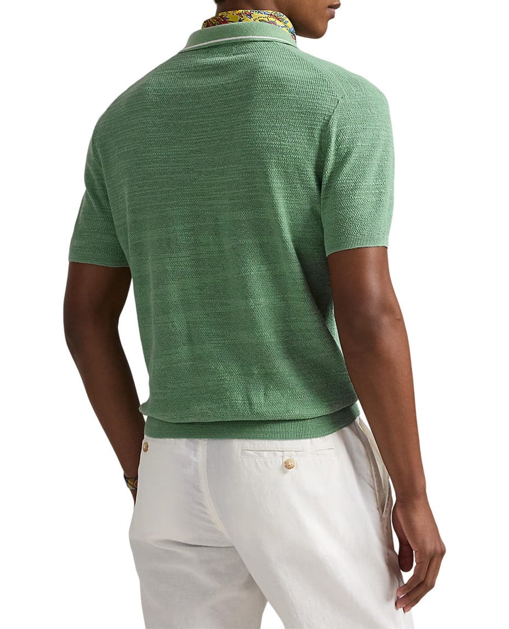 Поло Polo Ralph Lauren 710934180005, зеленый цвет • Купить в интернет-магазине Kameron
