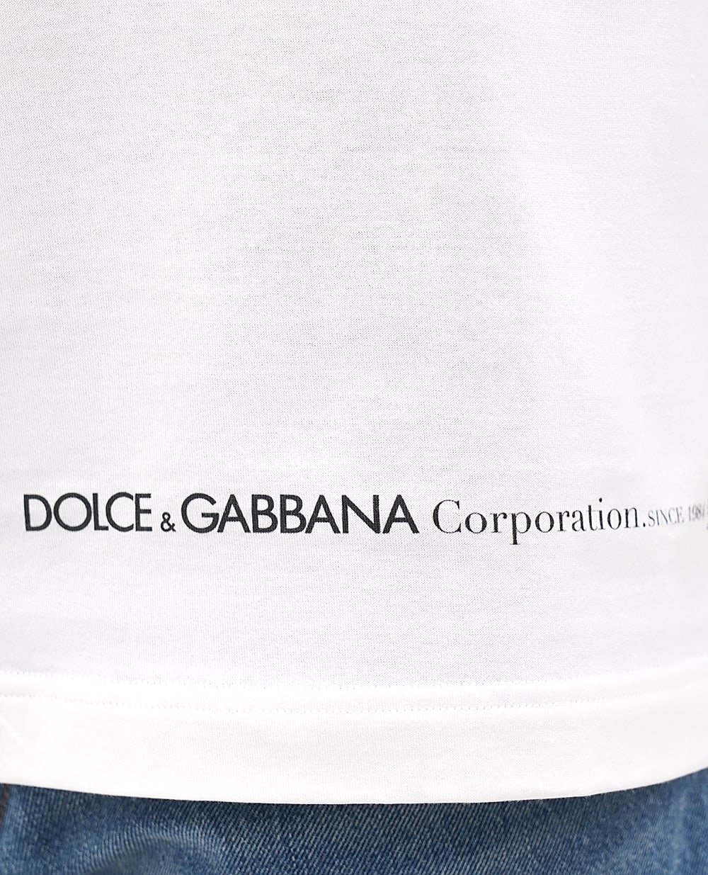 Футболка Dolce&Gabbana G8PN9T-G7O4S, белый цвет • Купить в интернет-магазине Kameron