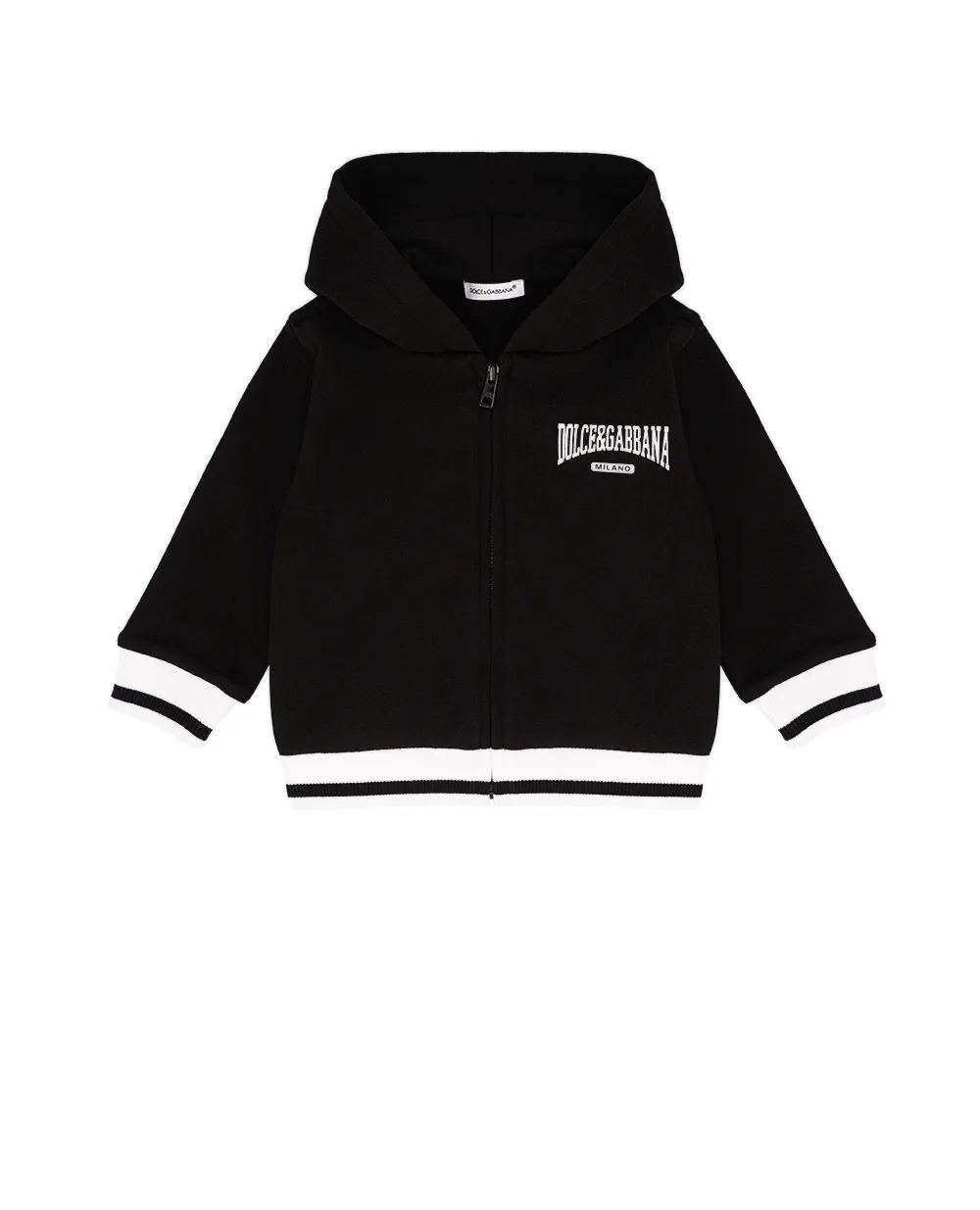 Дитяча толстовка (костюм) Dolce&Gabbana Kids L1JWJP-G7N4M, чорний колір • Купити в інтернет-магазині Kameron
