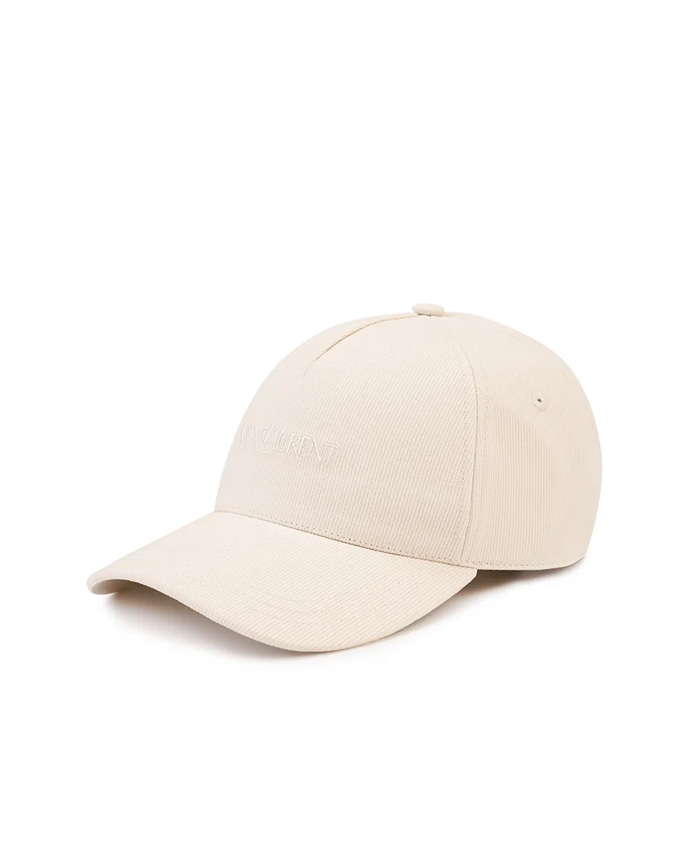 Бейсболка Saint Laurent 816864-3YR58, молочный цвет • Купить в интернет-магазине Kameron