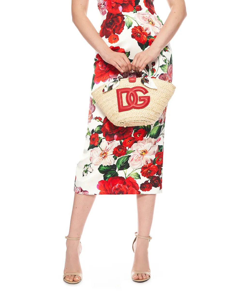 Сумка Kendra Small Dolce&Gabbana BB7695-A6462, бежевый цвет • Купить в интернет-магазине Kameron