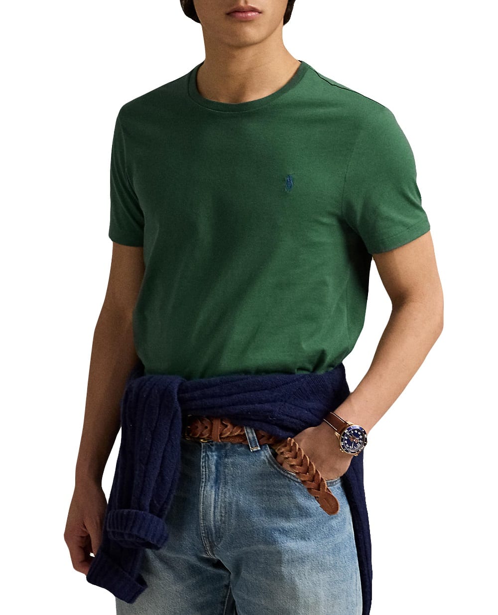 Футболка Polo Ralph Lauren 710671438425, зеленый цвет • Купить в интернет-магазине Kameron