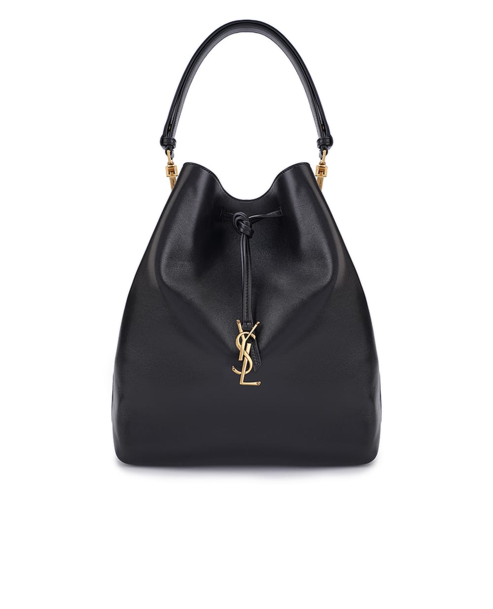 Кожаная сумка Paris VII Saint Laurent 804302-1EL0W, черный цвет • Купить в интернет-магазине Kameron