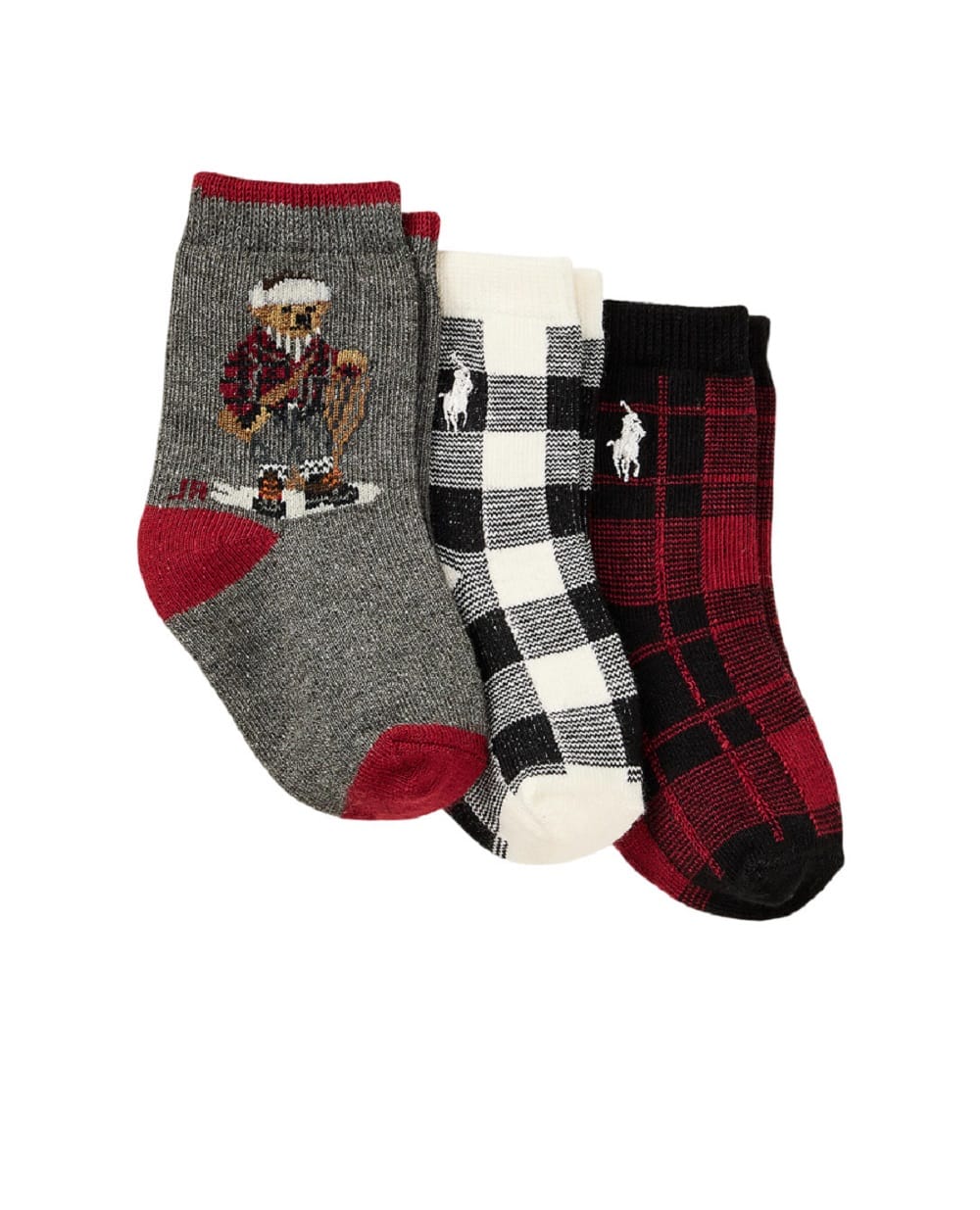 Детские носки Polo Bear (3 пары) Polo Ralph Lauren Kids 441P03158001, разноцветный цвет • Купить в интернет-магазине Kameron