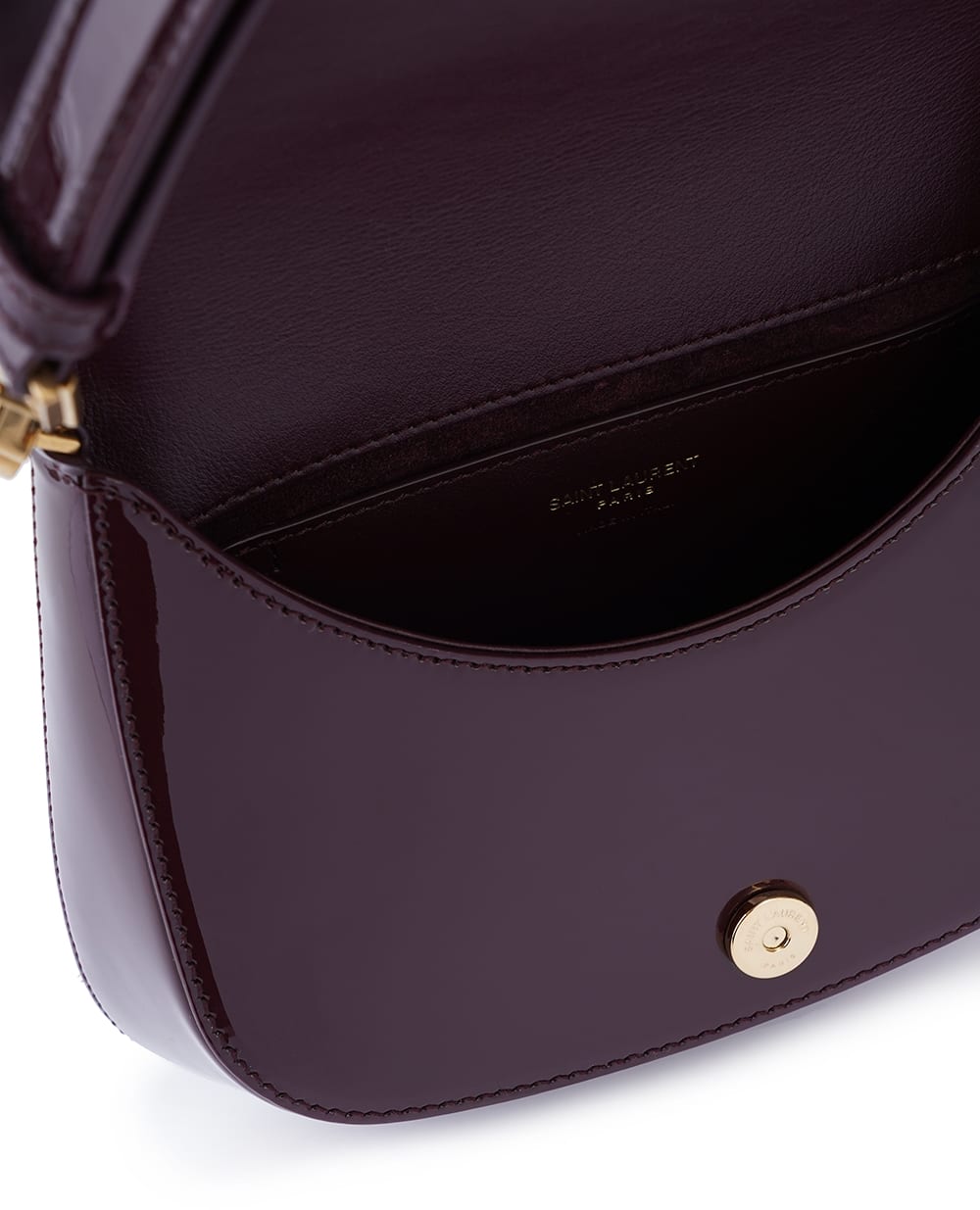 Кожаная сумка Voltaire Saint Laurent 800846-BMIIW, бордовый цвет • Купить в интернет-магазине Kameron