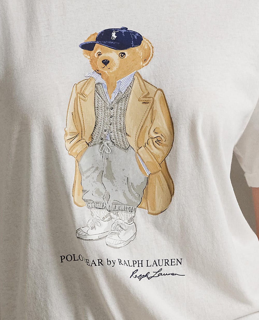 Футболка Polo Bear Polo Ralph Lauren 211971752001, белый цвет • Купить в интернет-магазине Kameron