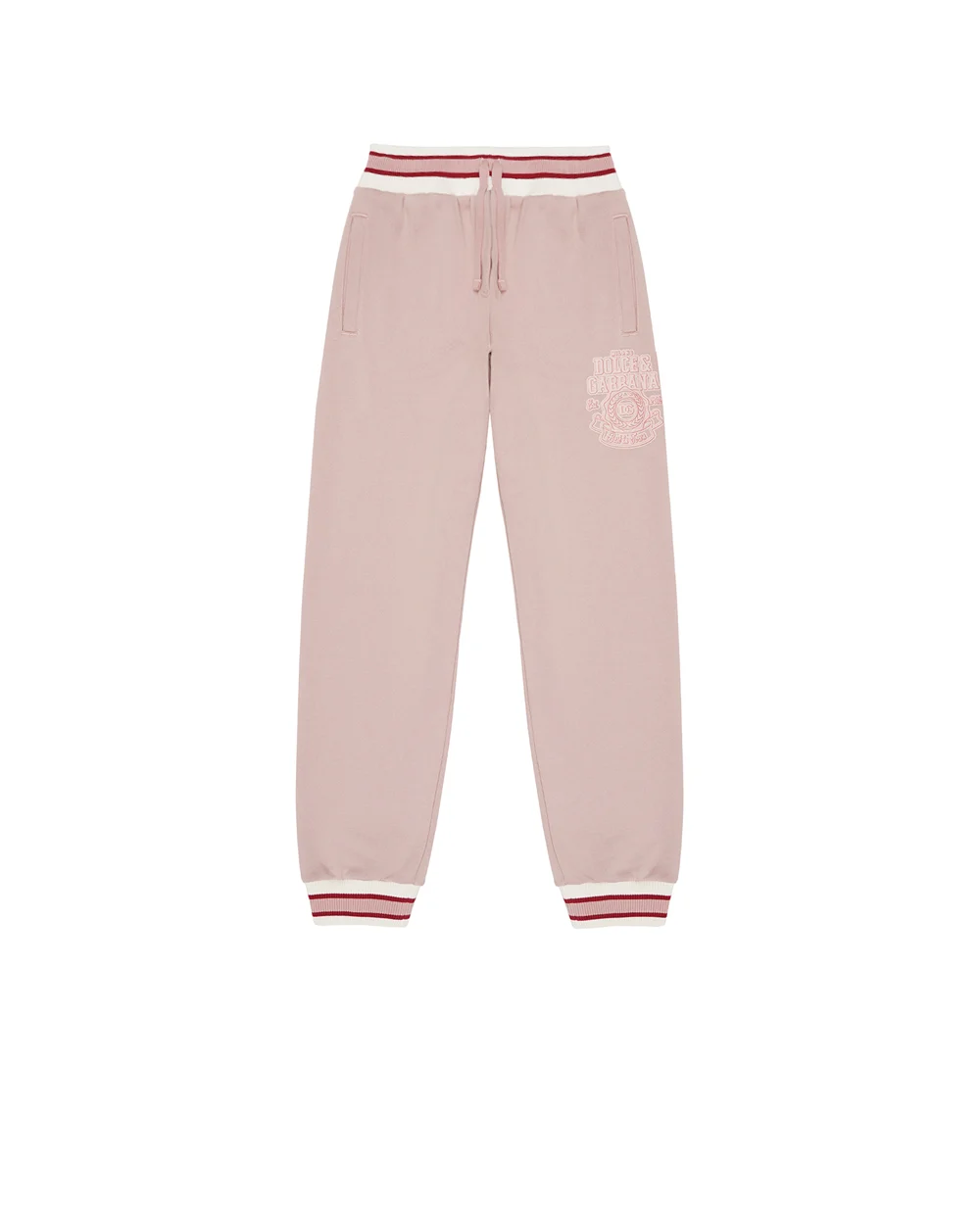 Детские спортивные брюки (костюм) Dolce&Gabbana Kids L5JPD7-G7PHC-B, розовый цвет • Купить в интернет-магазине Kameron