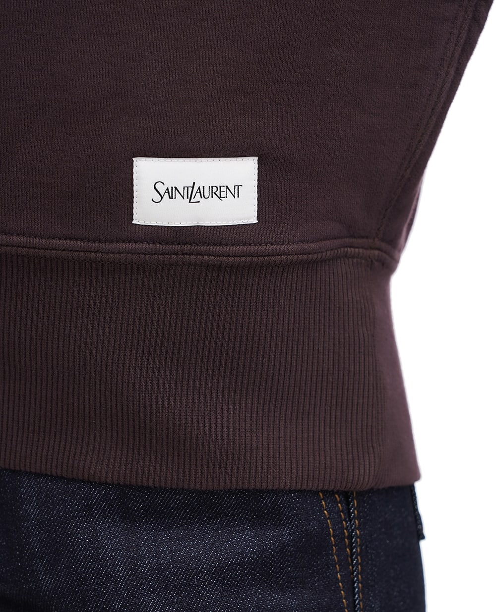 Світшот Saint Laurent 807761-Y36SV, коричневий колір • Купити в інтернет-магазині Kameron