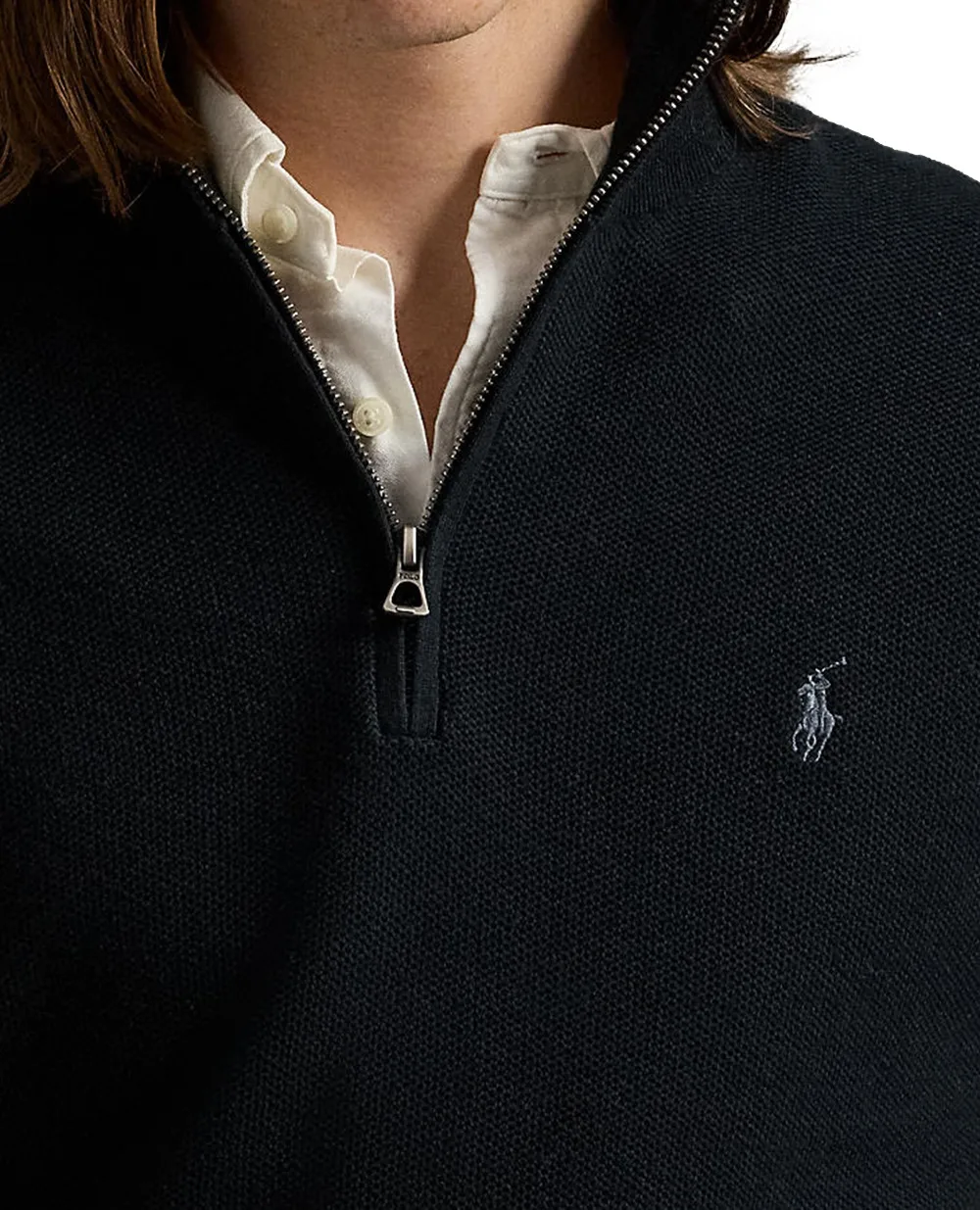 Джемпер на молнии Polo Ralph Lauren 710932304505, темно-синий цвет • Купить в интернет-магазине Kameron