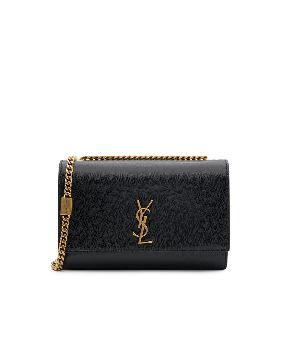 Клатч Kate из телячьей кожи Saint Laurent 851504-AAGBE, черный цвет • Купить в интернет-магазине Kameron