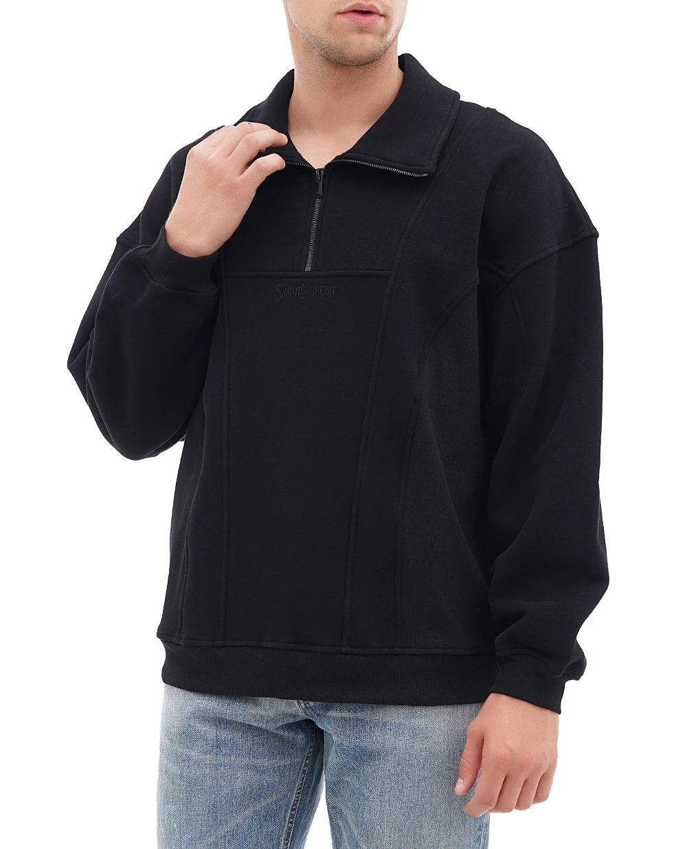 Толстовка Saint Laurent 750517-Y36SW, черный цвет • Купить в интернет-магазине Kameron