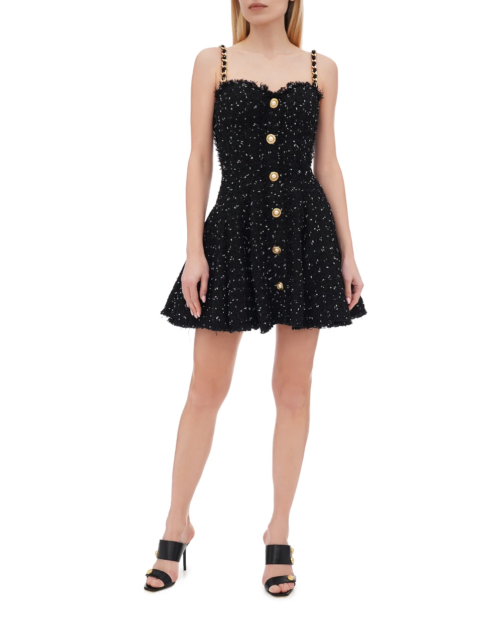 Платье Balmain EF0R2430XL06, черный цвет • Купить в интернет-магазине Kameron