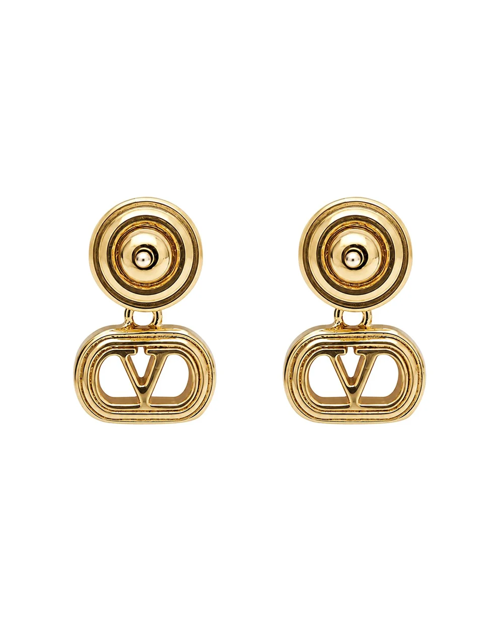 Сережки з кристалами Swarovski Valentino 9W2J0AI4YCW, золотий колір • Купити в інтернет-магазині Kameron