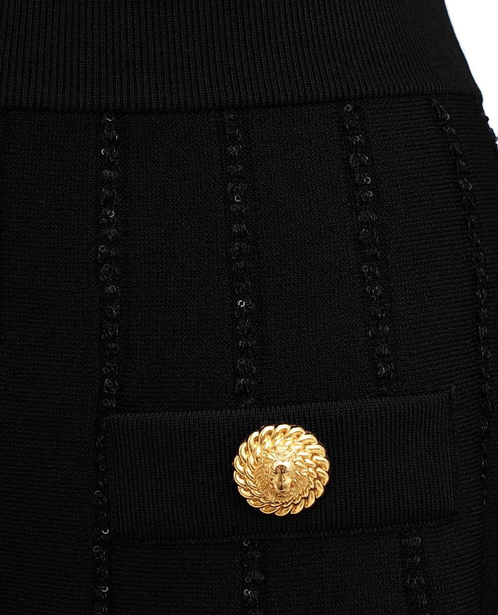 Юбка Balmain EF1LB929KI15, черный цвет • Купить в интернет-магазине Kameron