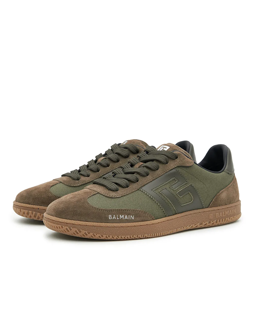 Кеды Balmain Swan Balmain FM1VI360TKCL, хаки цвет • Купить в интернет-магазине Kameron