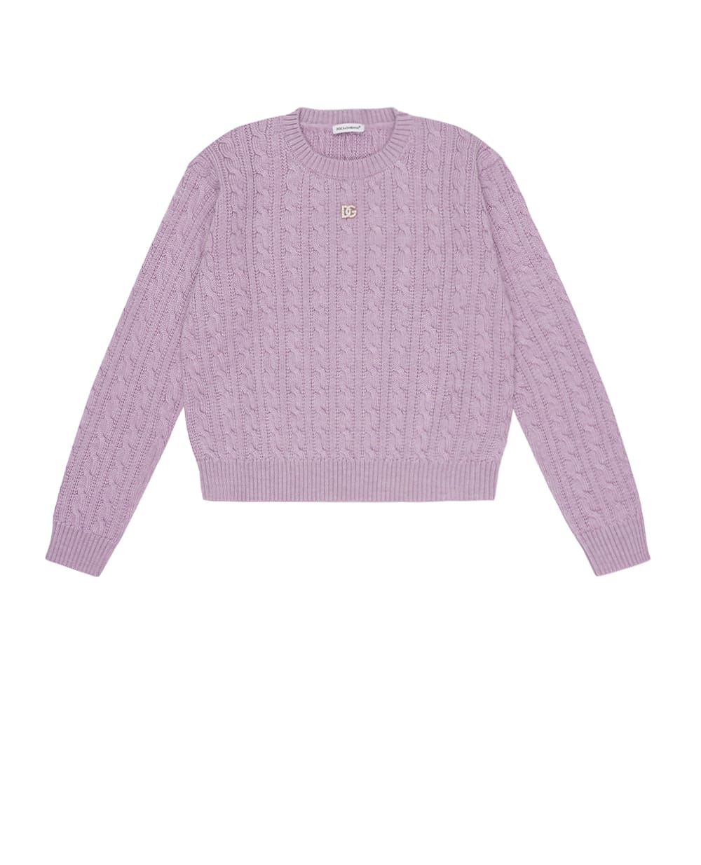 Детский свитер Dolce&Gabbana Kids L5KWK5-JDVDJ-S, розовый цвет • Купить в интернет-магазине Kameron