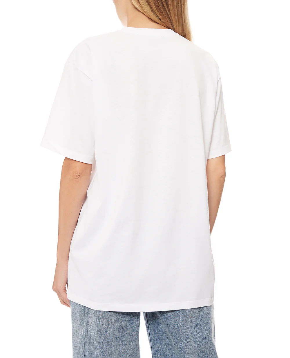 Футболка Balmain FF0EH005GF20, белый цвет • Купить в интернет-магазине Kameron