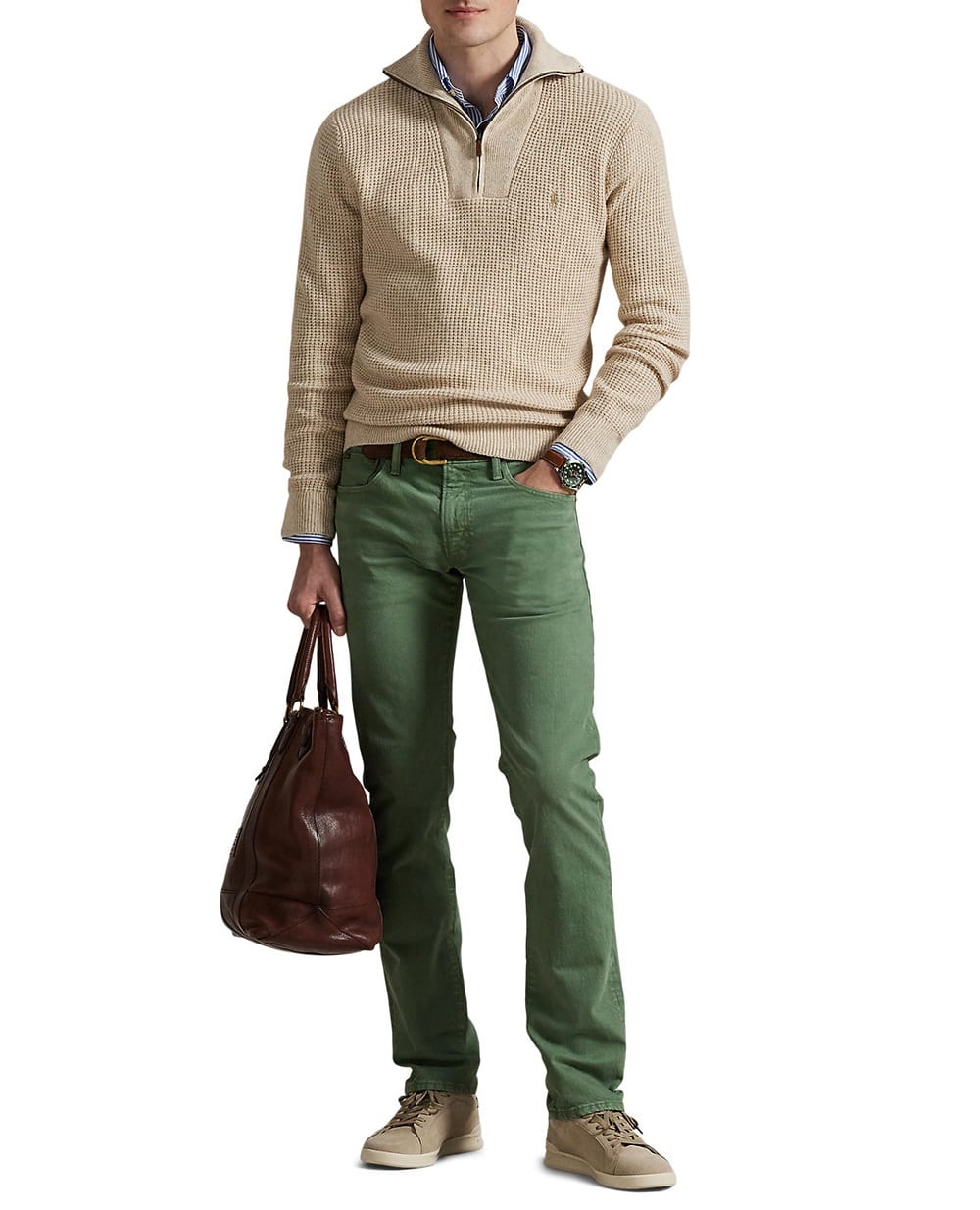 Свитер Polo Ralph Lauren 710941101004, кремовый цвет • Купить в интернет-магазине Kameron