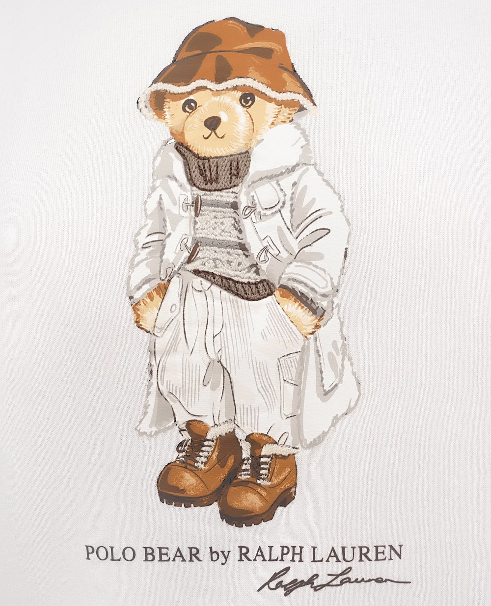 Свитшот Polo Bear Polo Ralph Lauren 211954860001, молочный цвет • Купить в интернет-магазине Kameron