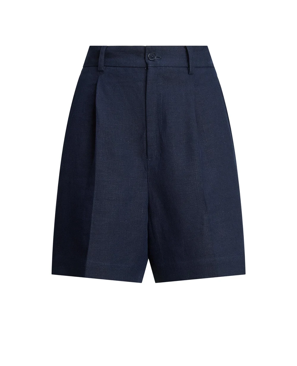Льняные шорты Ralph Lauren Collection 290955060002, темно-синий цвет • Купить в интернет-магазине Kameron