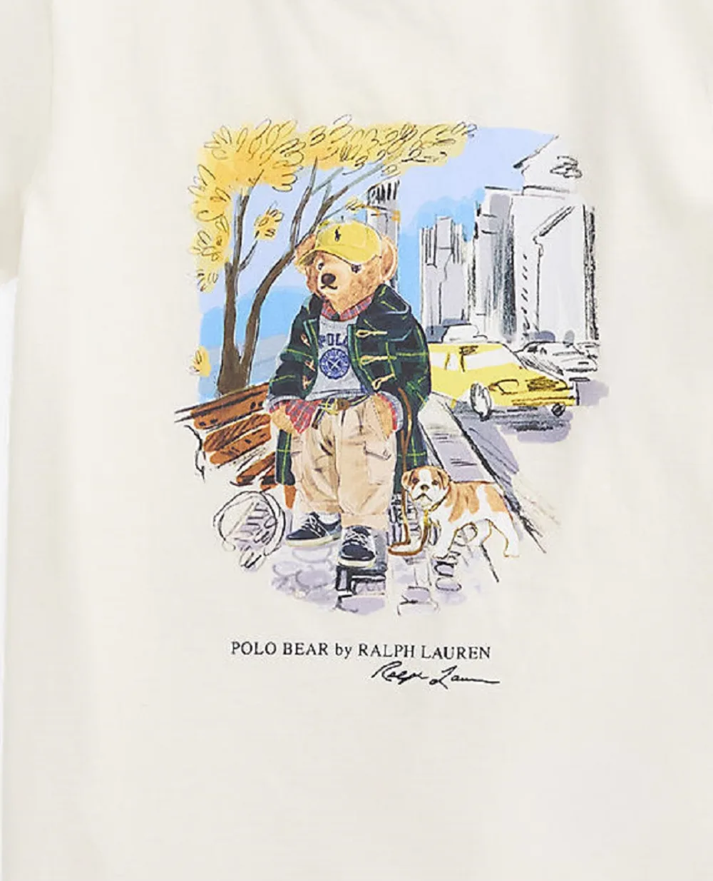 Детская футболка Polo Bear Polo Ralph Lauren Kids 322979493001, белый цвет • Купить в интернет-магазине Kameron