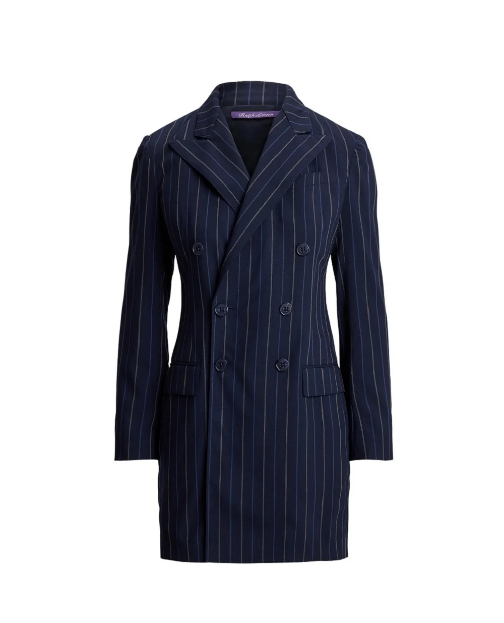 Платье Camden из шерсти Ralph Lauren Collection 290P09865001, синий цвет • Купить в интернет-магазине Kameron