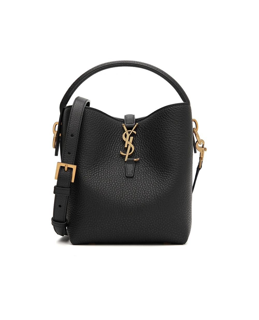 Сумка Le 37 из телячьей кожи Saint Laurent 860942-AAF20, черный цвет • Купить в интернет-магазине Kameron