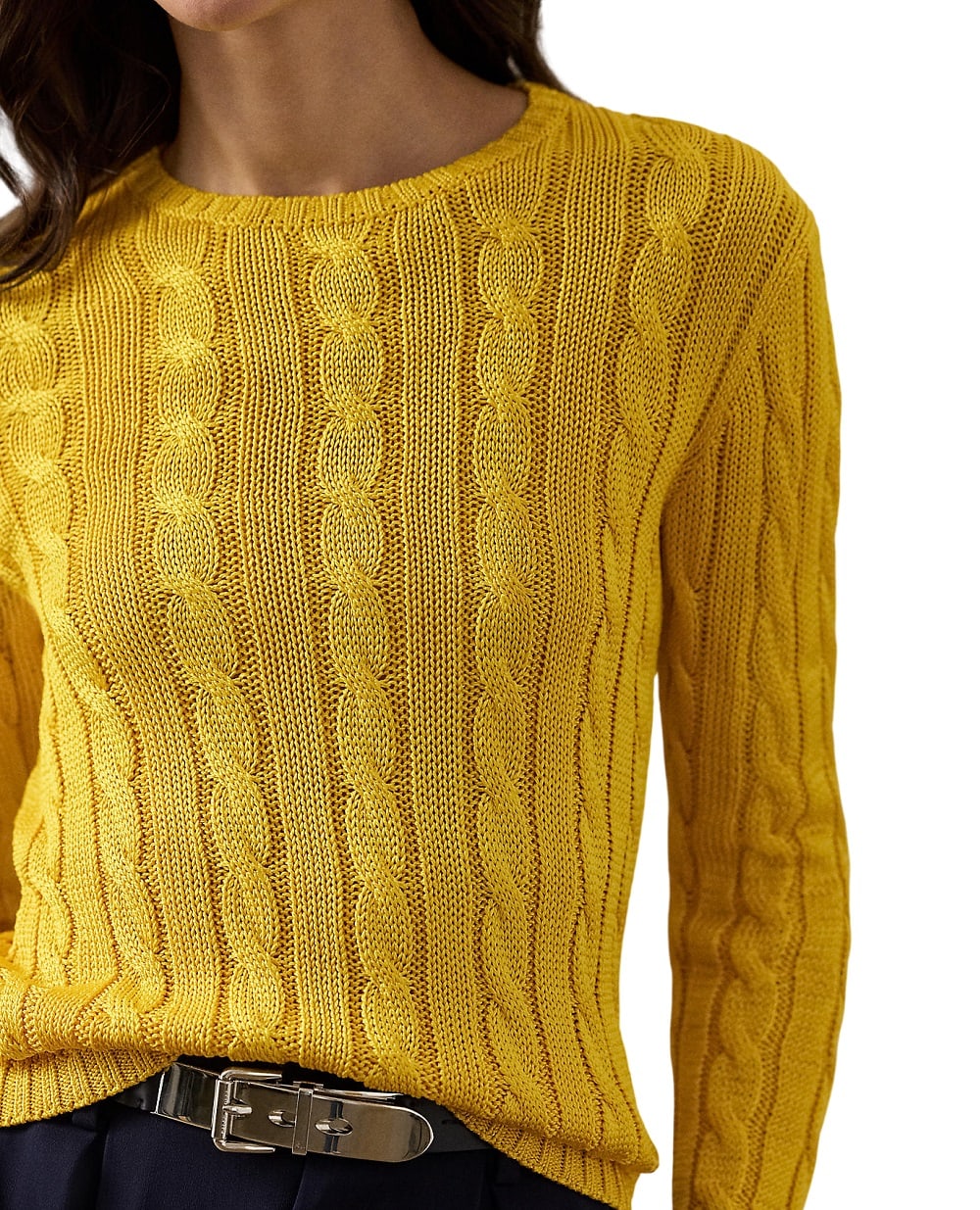 Свитер из шелка Ralph Lauren Collection 290900054035, желтый цвет • Купить в интернет-магазине Kameron