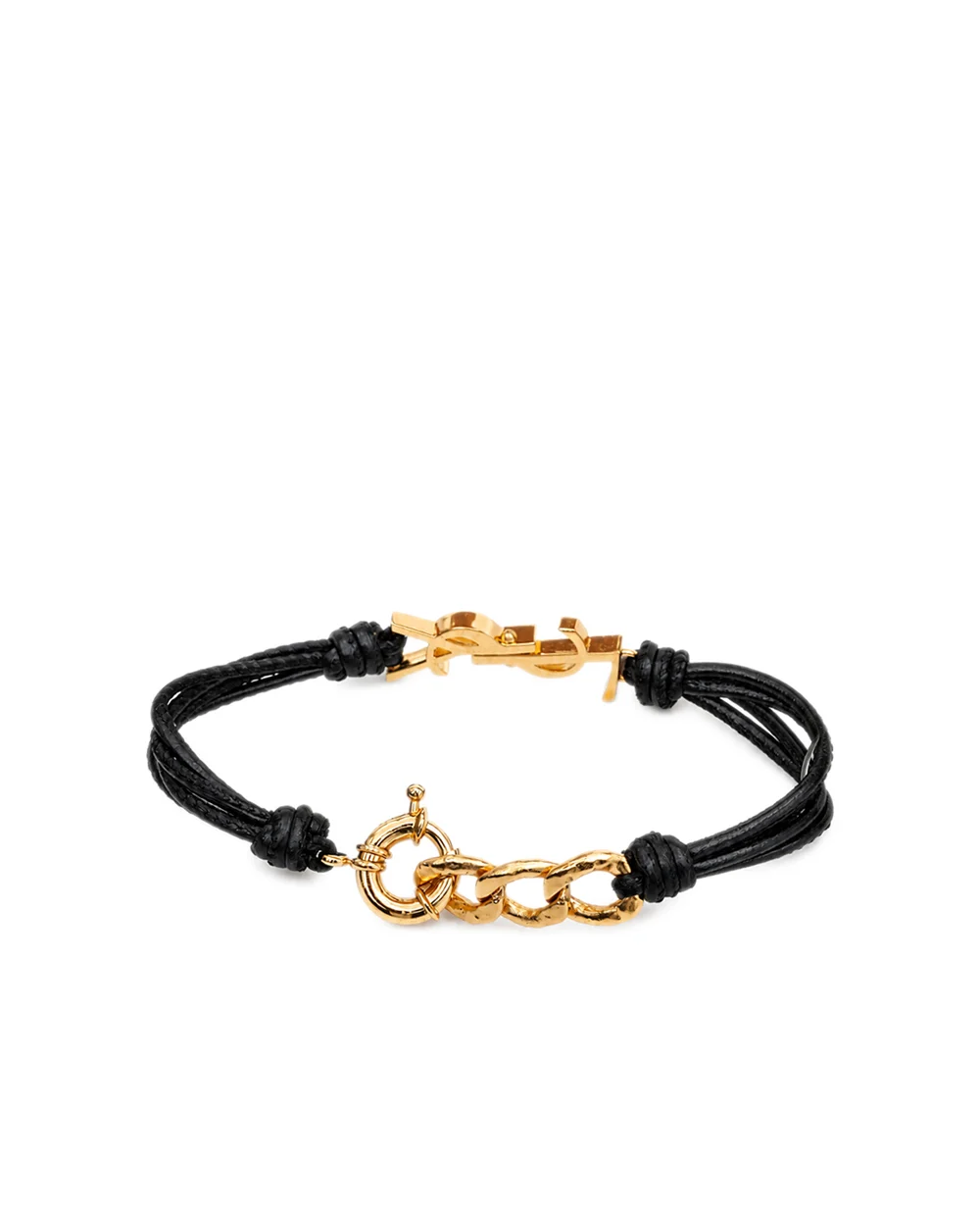 Браслет Cassandre Saint Laurent 850567-AAF9R, черный цвет • Купить в интернет-магазине Kameron