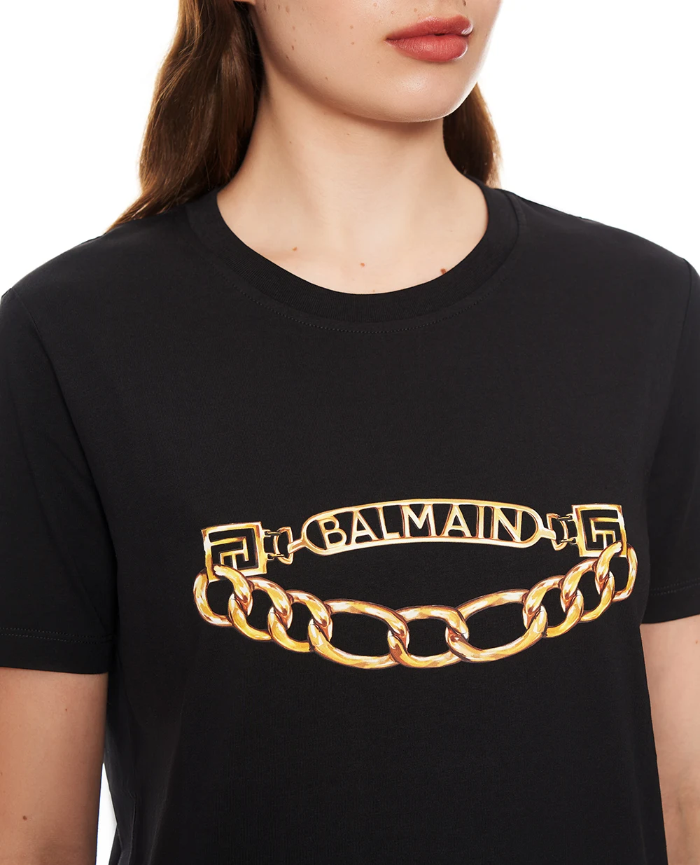 Футболка Balmain FF1EF004GE97, черный цвет • Купить в интернет-магазине Kameron