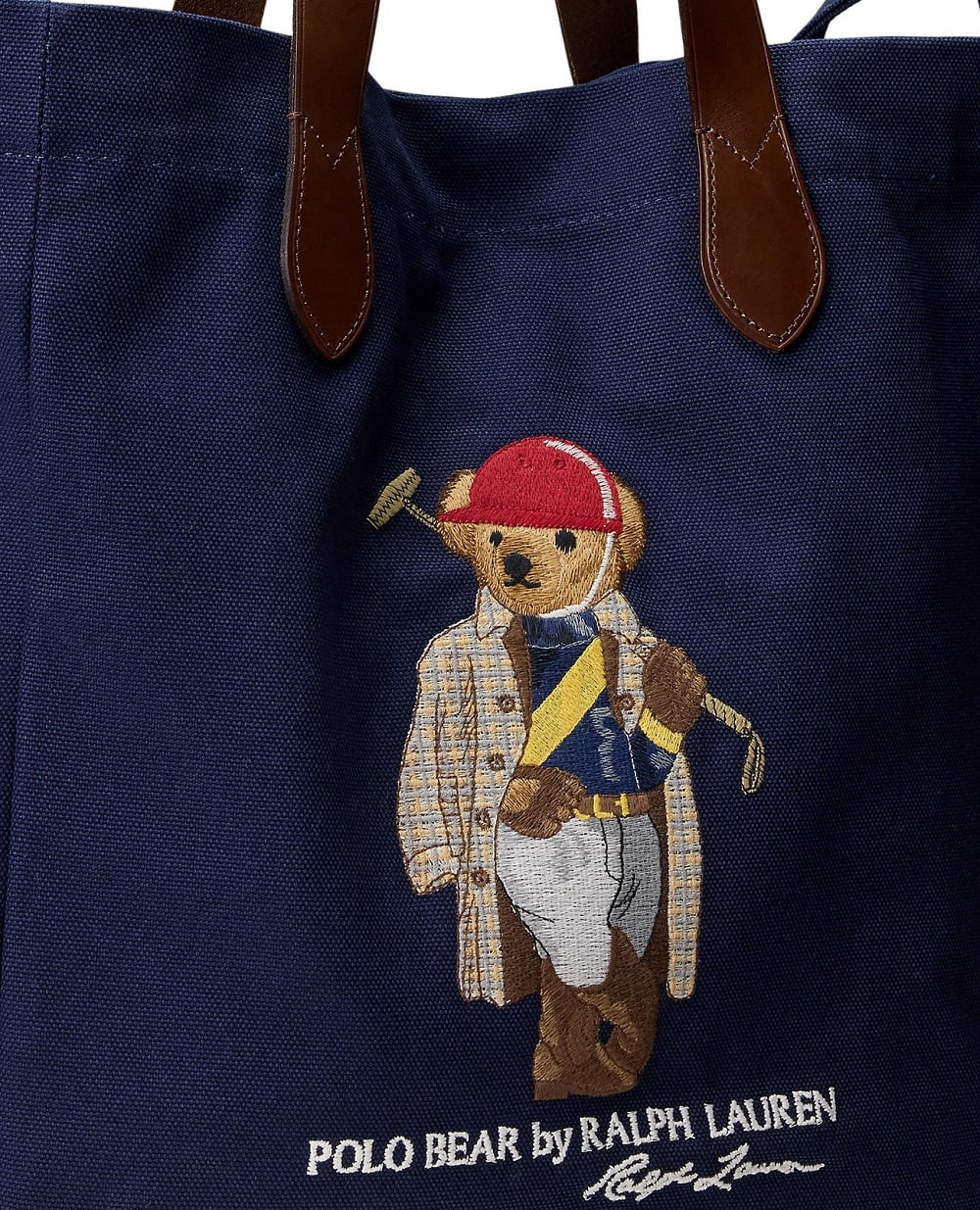 Сумка-шопер Polo Bear Polo Ralph Lauren 405P08098001, темно-синій колір • Купити в інтернет-магазині Kameron