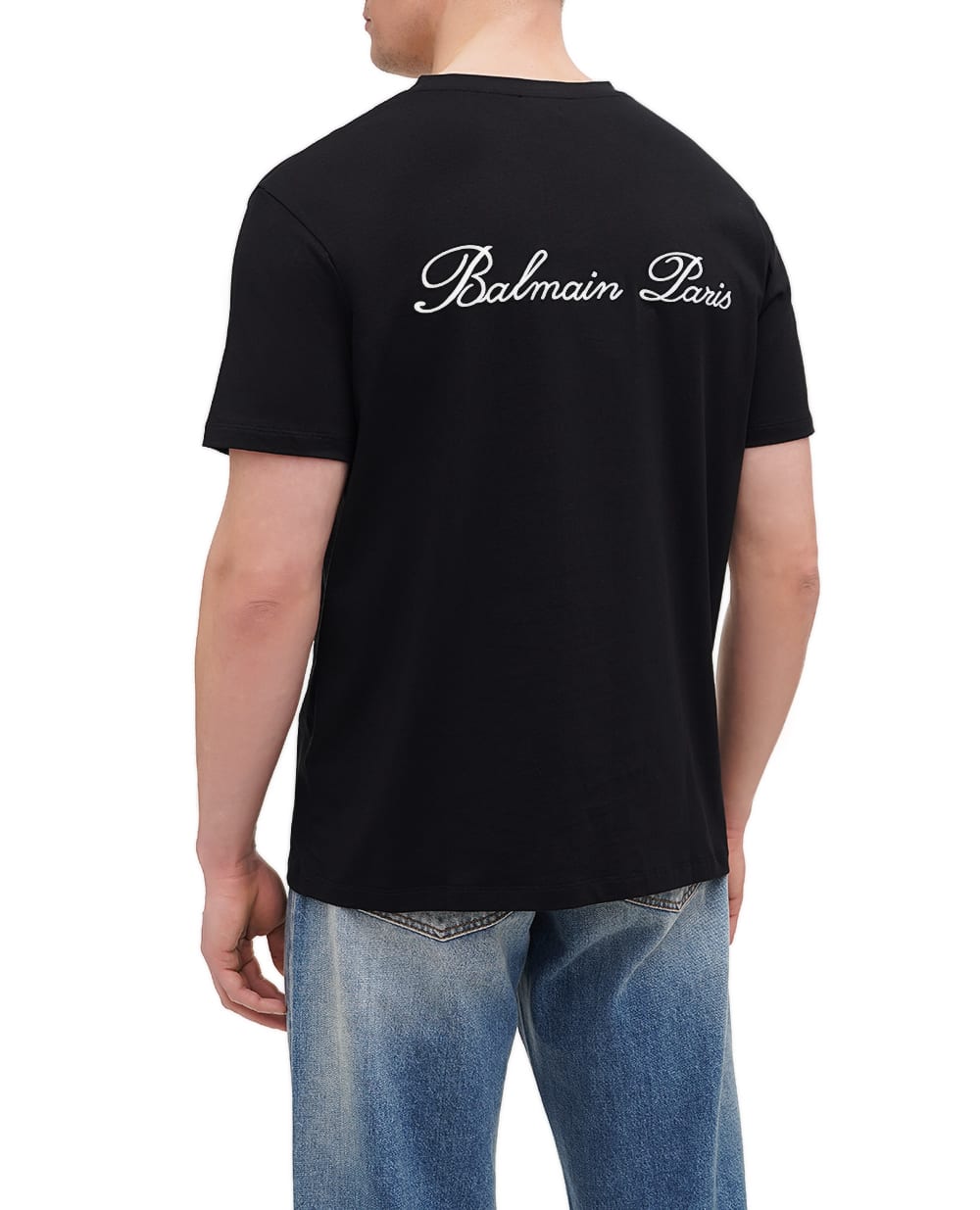 Футболка Balmain DH1EG010BC68, черный цвет • Купить в интернет-магазине Kameron