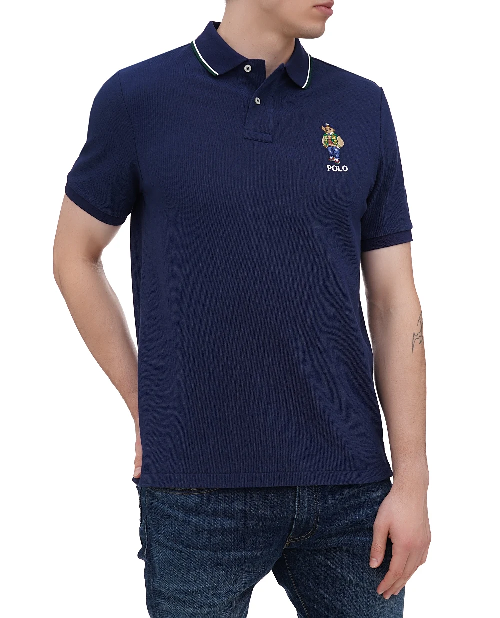 Поло Polo Bear Polo Ralph Lauren 710867574005, синий цвет • Купить в интернет-магазине Kameron