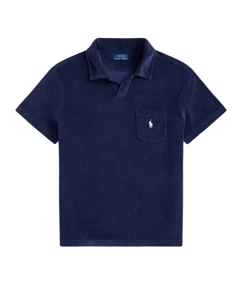 Поло Terry з махрової тканини Polo Ralph Lauren 710A12491001, темно-синій колір • Купити в інтернет-магазині Kameron