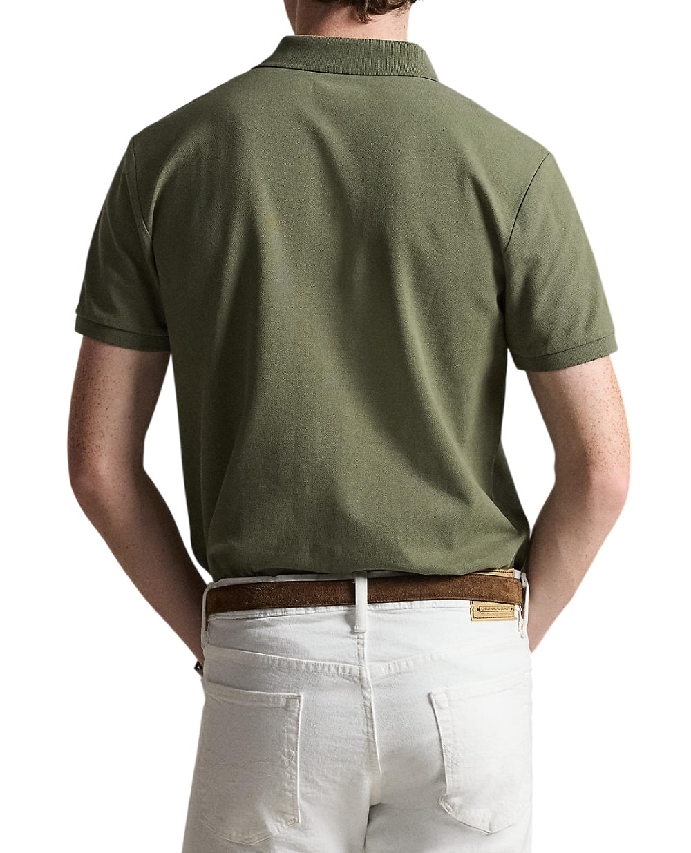Поло Polo Ralph Lauren 710941439509, оливковий колір • Купити в інтернет-магазині Kameron