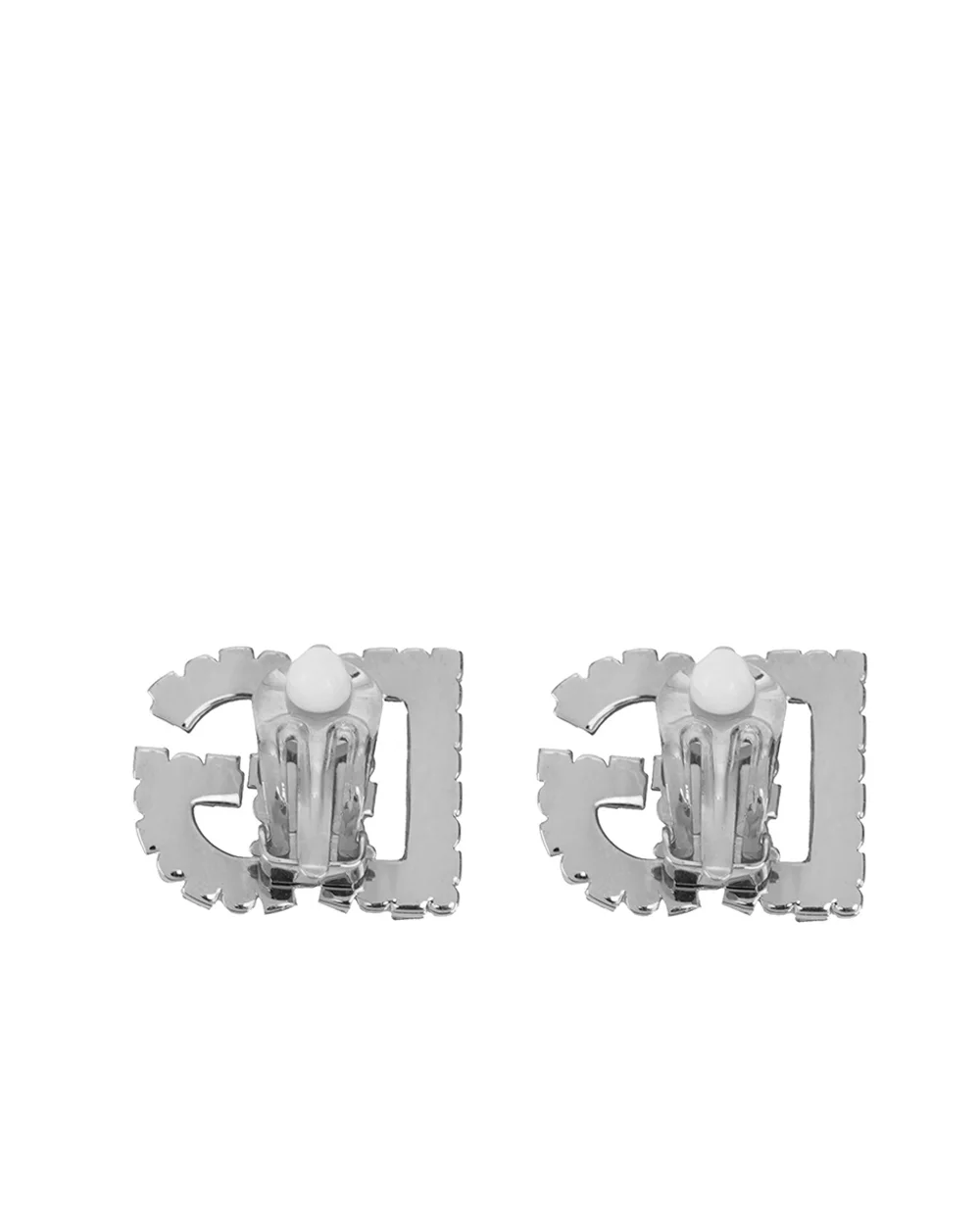 Серьги DG Logo Dolce&Gabbana WER2L4-W1111, серебряный цвет • Купить в интернет-магазине Kameron