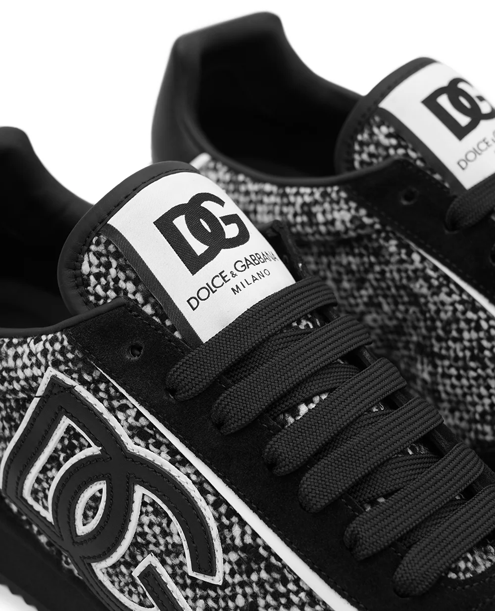 Кросівки Cushion з логотипом Dolce&Gabbana CS2288-AP452, чорний колір • Купити в інтернет-магазині Kameron