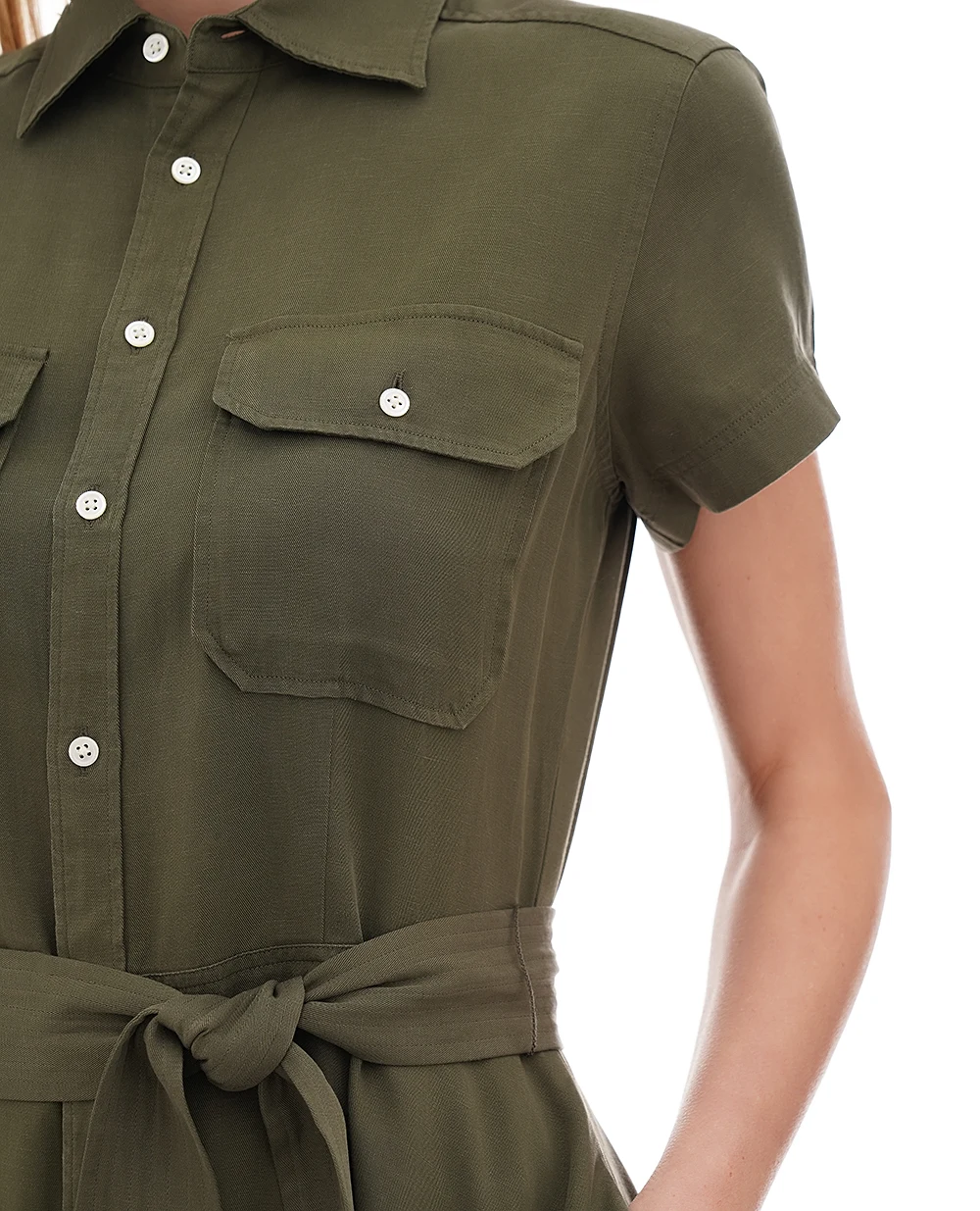 Платье Polo Ralph Lauren 211959905001, хаки цвет • Купить в интернет-магазине Kameron