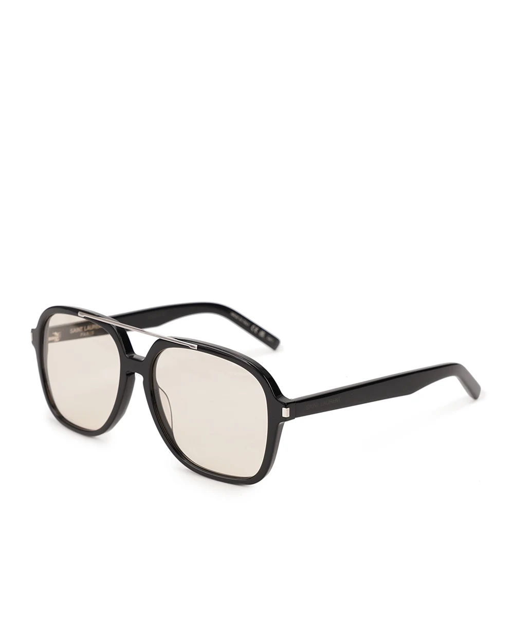 Солнцезащитные очки Saint Laurent 701422-Y9903, черный цвет • Купить в интернет-магазине Kameron
