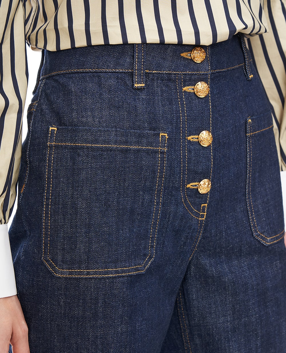 Джинси Valentino 9B3DD23LAER, синій колір • Купити в інтернет-магазині Kameron