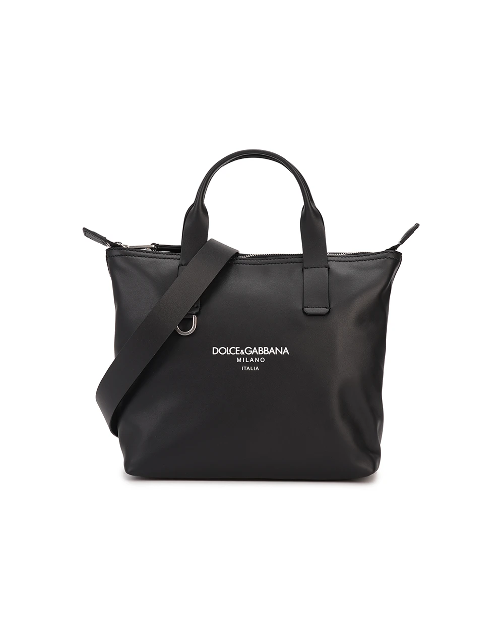 Кожаная сумка Small Dolce&Gabbana BM2384-A6E48, черный цвет • Купить в интернет-магазине Kameron
