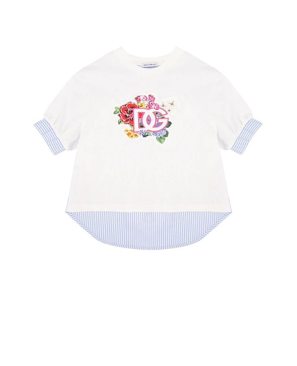 Детская футболка Dolce&Gabbana Kids L5JTPC-G7O3X-S, разноцветный цвет • Купить в интернет-магазине Kameron