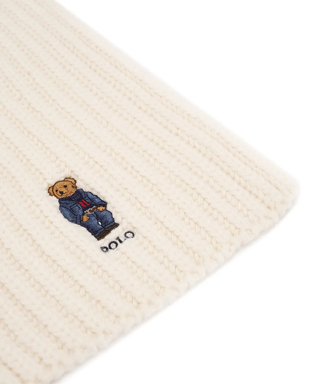 Шарф Polo Bear Polo Ralph Lauren 455931877001, бежевый цвет • Купить в интернет-магазине Kameron