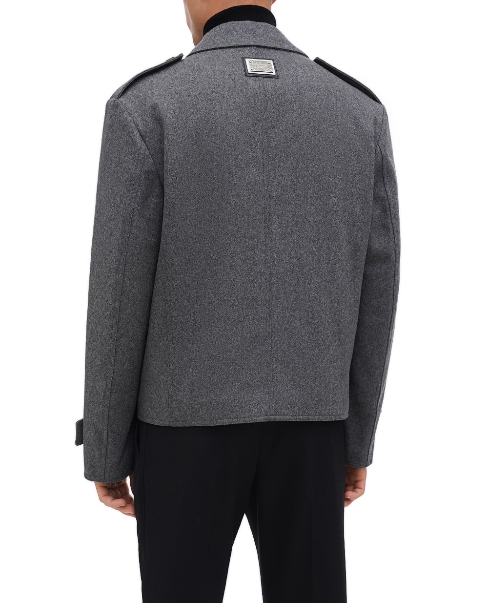 Пальто Dolce&Gabbana G046WT-HUMUB, серый цвет • Купить в интернет-магазине Kameron